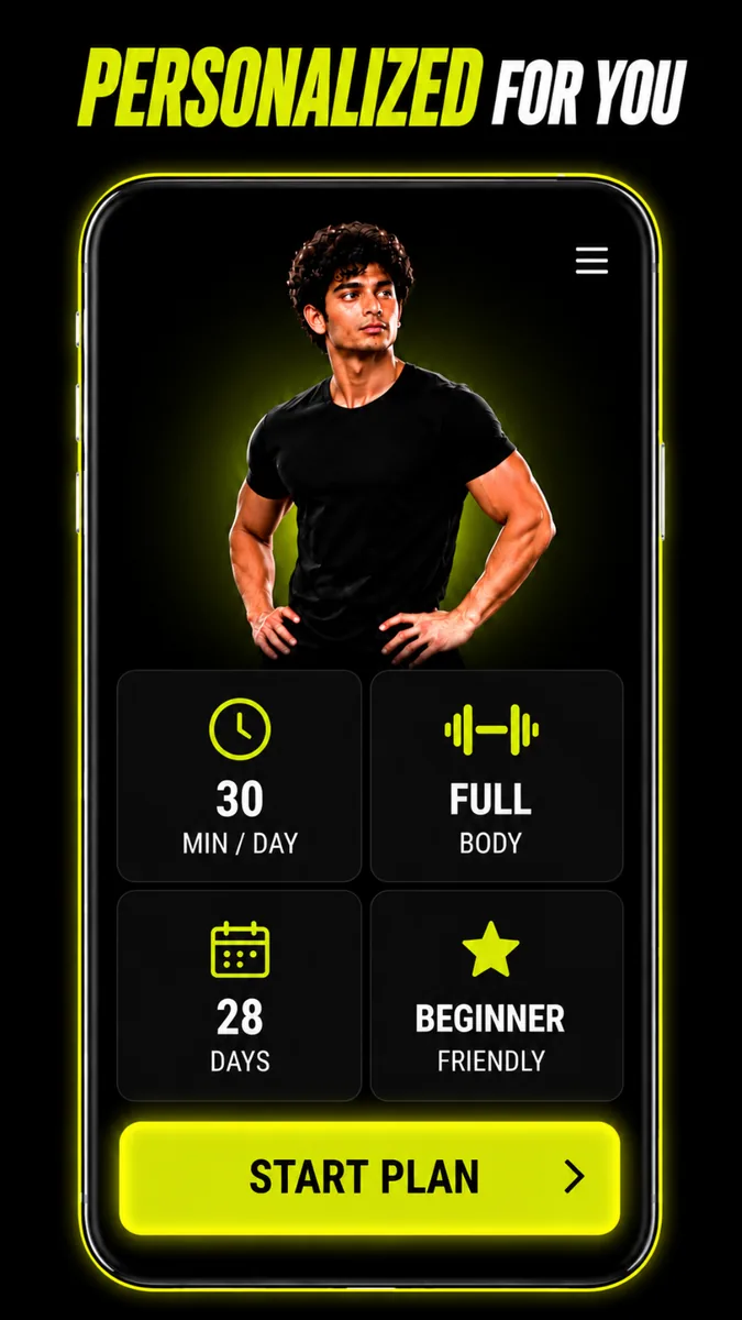 FitVora — personalized 28-day full body plan